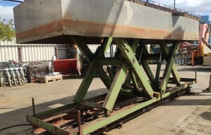 Scherenhubtisch 7500 kg Hub ca.1,6 m gebraucht B17757