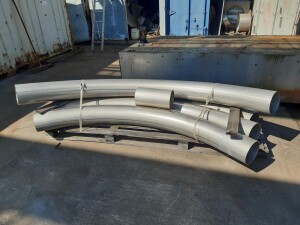 Stainless steel pipe bends � 219.1x5 mm approx. 60� 14571...