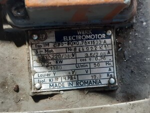 Gear pump 0.75 kW 0.63 m�/h used B17783