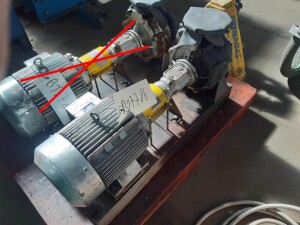 Used thermal oil pump, 7.5 kW, B17786