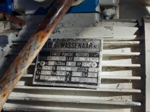 Blow-through sluice Ã 280 mm 0.74 kW used B17794
