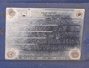 Kreiselpumpe 132 m³/h ohne Motor gebraucht B17803