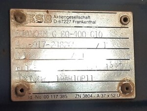 Kreiselpumpe 132 m³/h ohne Motor gebraucht B17803