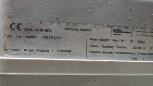 Gas burner kW used B17807