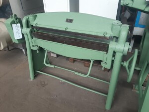 Used 2 x 1000 mm swing bending machine B17811