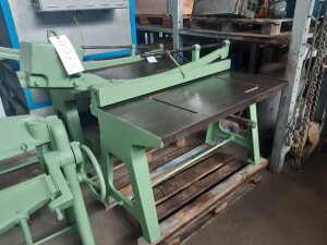 Hand lever shears 1000 mm, used B17812