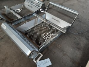 Cloth belt filter 700 x 600 mm, used B17827