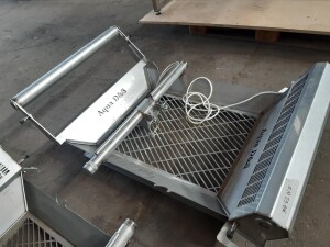 Cloth belt filter 700 x 600 mm, used B17827