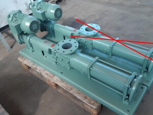 Eccentric screw pump approx. 3 kW used B17847