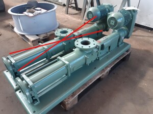 Eccentric screw pump approx. 3 kW used B17848