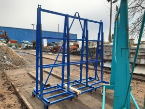 Transport rack for glass panes and sheets, 2.6 x 2.6 m, used B17853