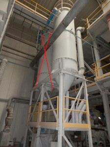 Staubfilter Schlauchfilter 8  x 1,5 m  gebraucht B17880