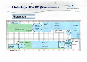 Used seawater desalination plant, approx. 3.5 m³/h, B17904