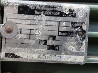 Gearmotor, 1-phase, 220 V, 0.74 kW / 40 rpm, used, B17918