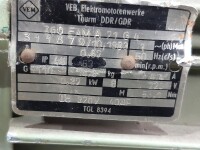 Gearmotor, 1-phase, 220 V, 0.37 kW / 63 rpm, used, B17919