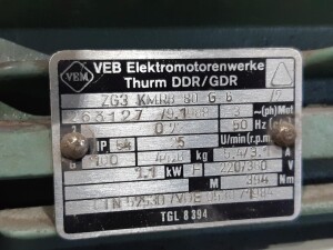 Getriebemotor 1.1 kW / 25 U/min gebraucht B17930