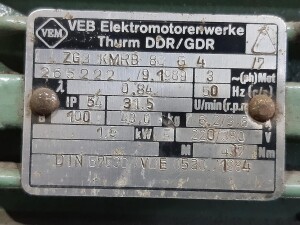 Getriebemotor 1.5 kW / 31,5 U/min gebraucht B17931