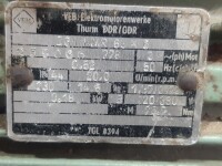 Used gear motor, 0.18 kW / 20 rpm, B17939