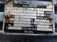 Getriebemotor mit Bremse 1,1 kW / 12.5 U/min gebraucht B17953