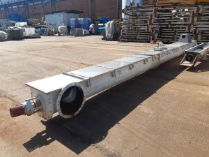 Trogschnecke 7,6 m Ø 390 mm gebraucht B17957