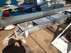 Trogschnecke Edelstahl 2 m Ø 300 mm gebraucht B17958