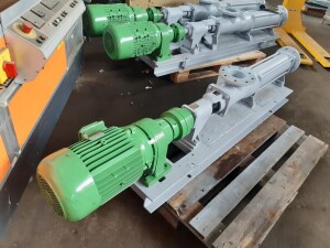 Used eccentric screw pump, approx. 5.5 kW, B18001