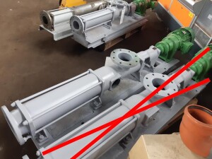 Used eccentric screw pump, approx. 7.5 kW, B18002