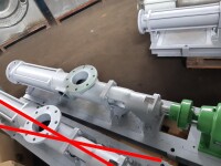 Used eccentric screw pump, approx. 7.5 kW, B18002