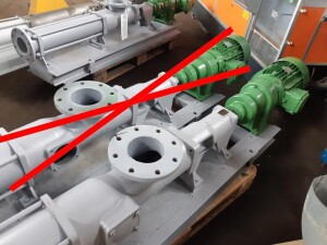 Used eccentric screw pump, approx. 7.5 kW, B18003