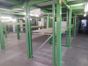 Palettenregal Steher 85 x 465 cm gebraucht B18009-1