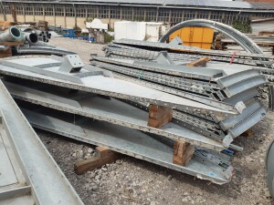 Used 190 m³ bolted bulk material silo B18010
