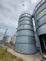 Used 190 m³ bolted bulk material silo B18010