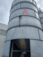 Used 190 m³ bolted bulk material silo B18010
