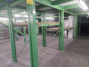 Palettenregal Steher 110 x 550 cm gebraucht B18009-3