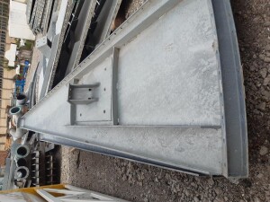 Used 150 m³ bolted bulk material silo B18016