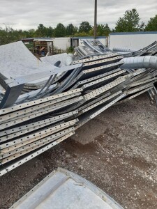 Used 150 m³ bolted bulk material silo B18016