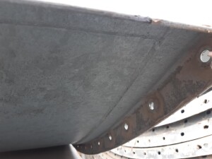 Used 150 m³ bolted bulk material silo B18016