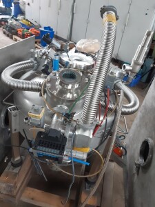 Stainless steel container, approx. 150 l, used B18020