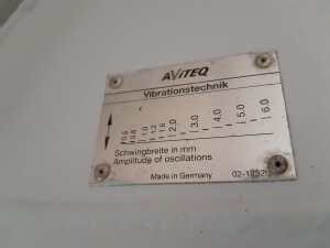 Vibrorinne Rüttelrinne 1,4 x 0,5 m gebraucht B18021