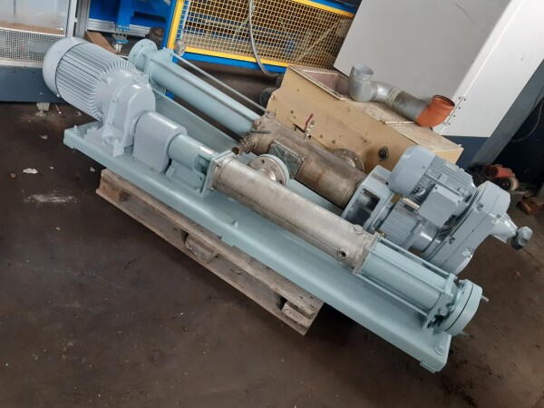 Used eccentric screw pump, 3.6 kW, 78–390 l/min, B18062