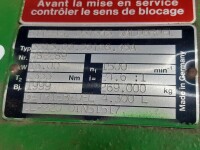 Getriebemotor 15 kW 59 U/min gebraucht 18077