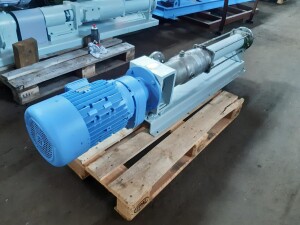 Used eccentric screw pump, approx. 5.5 kW, 25 m³/h, 4 bar, B18088