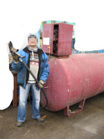 Tankanlage für Diesel Tank mit  Pumpe und Zapfpistole gebraucht 23616
