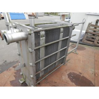 27779 | VA Edelstahl Plattenwärmetauscher Wärmeübertragung Flüssigkeiten Heizer Kühler Lebensmittel geeignet gebraucht