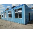 B10391 | Bürocontainer Raumcontainer Büroanlage Schulungsgebäude Wohnanlage Sozial Container 6  x 12,2 m Grundfläche