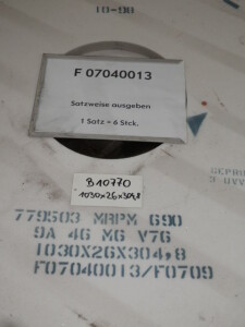 B10770 Grinding wheel � 1030 x 26 x 304.8 mm