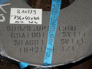 B10779 Grinding wheel � 736 x 40 x 304 mm