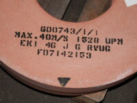 B10787 Schleifscheibe 505 x 63/54 x 202 mm zweiseitig verjüngt