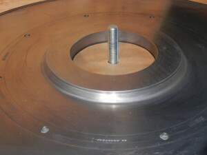 B10802 Diamant Bornitrid CBN Schleifscheibe 599,70x21,96x132