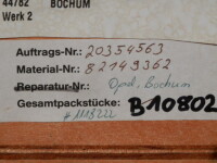 B10802 Diamant Bornitrid CBN Schleifscheibe 599,70x21,96x132